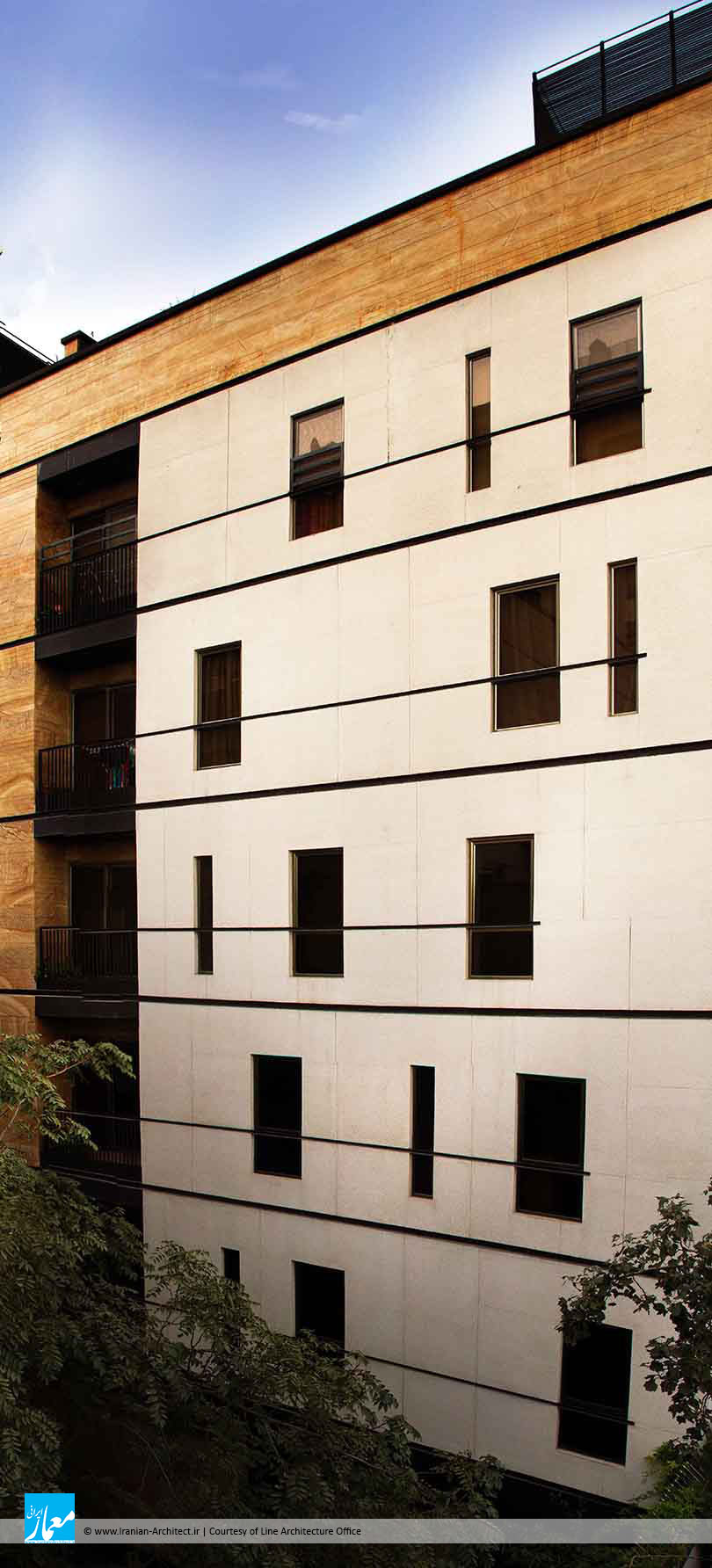 ساختمان مسکونی زعفرانیه / دفتر معماری لاین