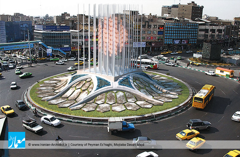 نماد حجمی میدان انقلاب تهران / پیمان اسحاقی، مجتبی داوری مجد