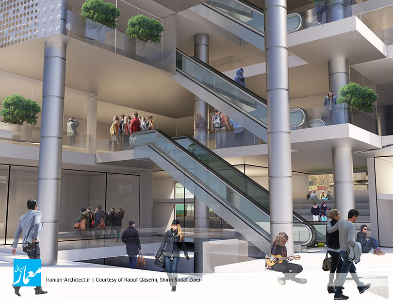 ساختمان تجاری ـ اداری بریس / رئوف قاسمی برقی، شیرین ضیایی