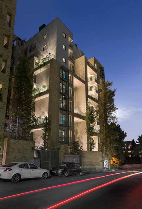 ساختمان مسکونی کناراب / رضا حبیب‌زاده: رتبه نخست گروه مسکونی آپارتمانی جایزه معمار 1398