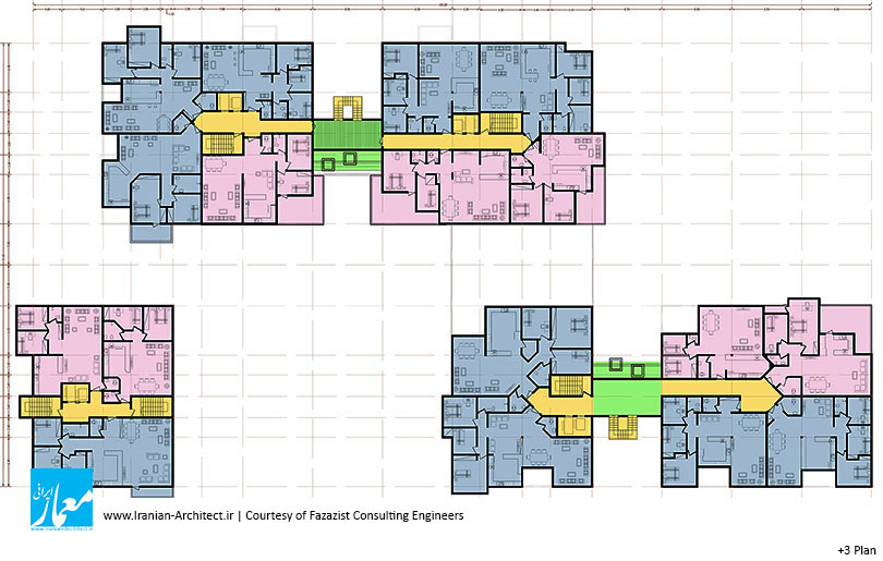 مجتمع مسکونی ـ تجاری فردوسی / مهندسین مشاور فضازیست