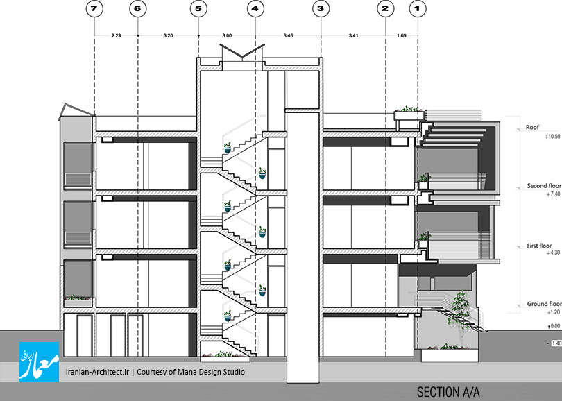 ساختمان مسکونی مانا ١٨ / استودیو طرح مانا