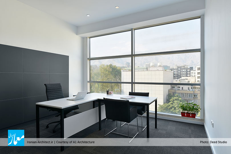 دفتر اداری شرکت دانفوس / دفتر معماری ایوان
