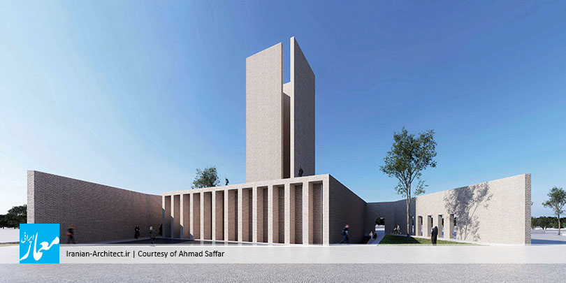 مسجد و میدان (پلازا) گلشهر کرج / احمد صفار