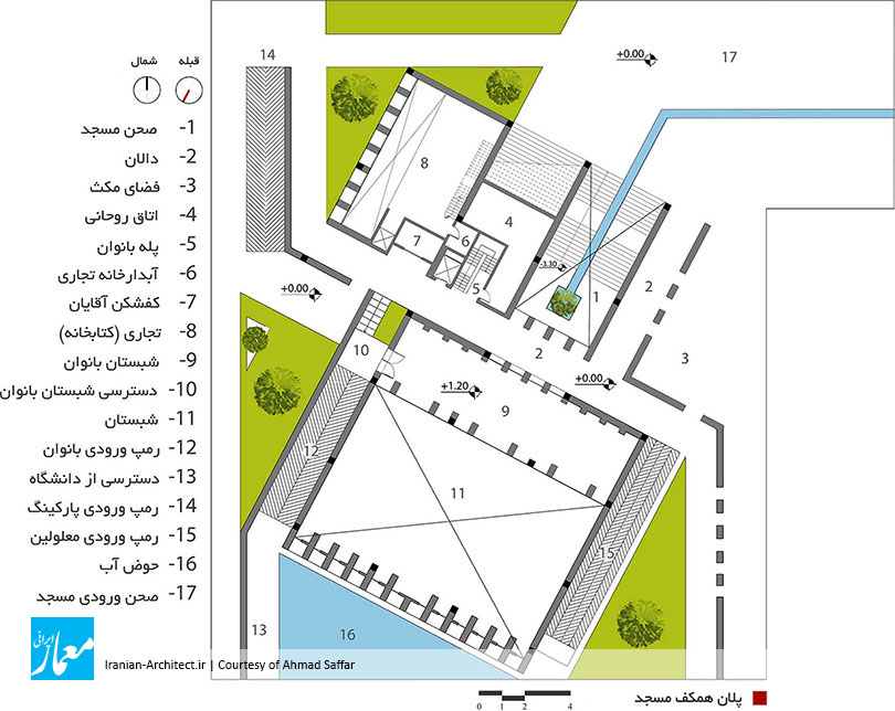 مسجد و میدان (پلازا) گلشهر کرج / احمد صفار