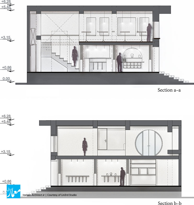 کافه دی‌ور (خانه نوشیدنی ایرانی) / دفتر معماری خط سوم